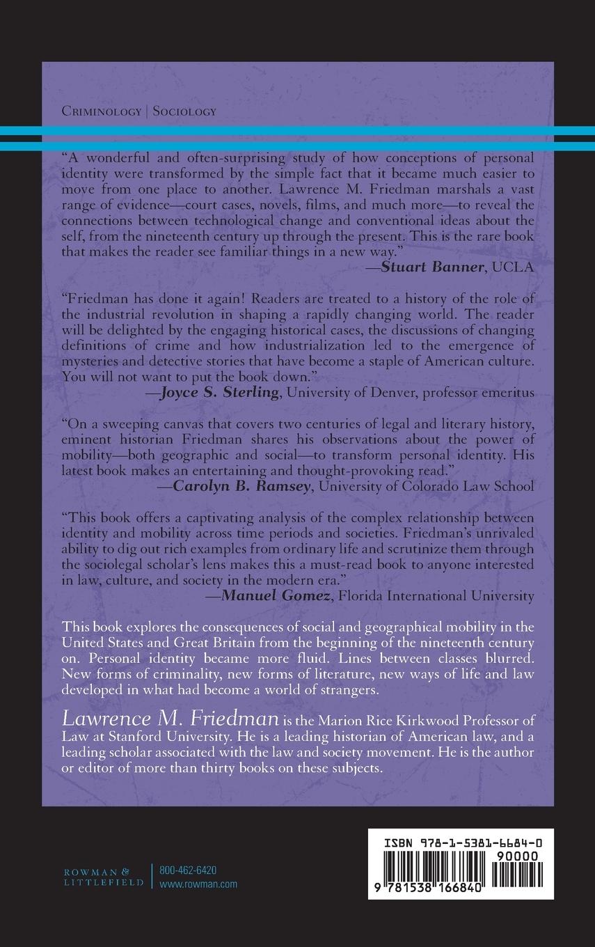 Rückseitencover Personal Identity in the Modern World