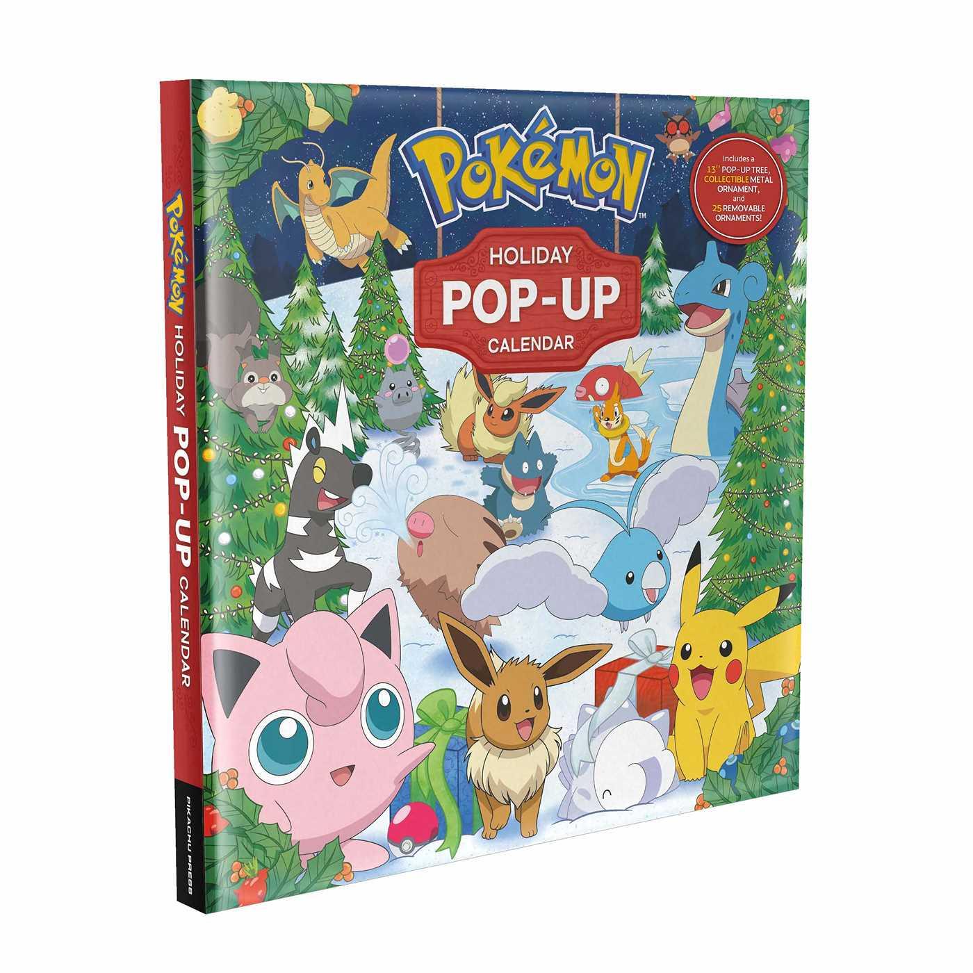 Vorderes Coverbild Pokémon Advent Holiday Pop-Up Calendar
