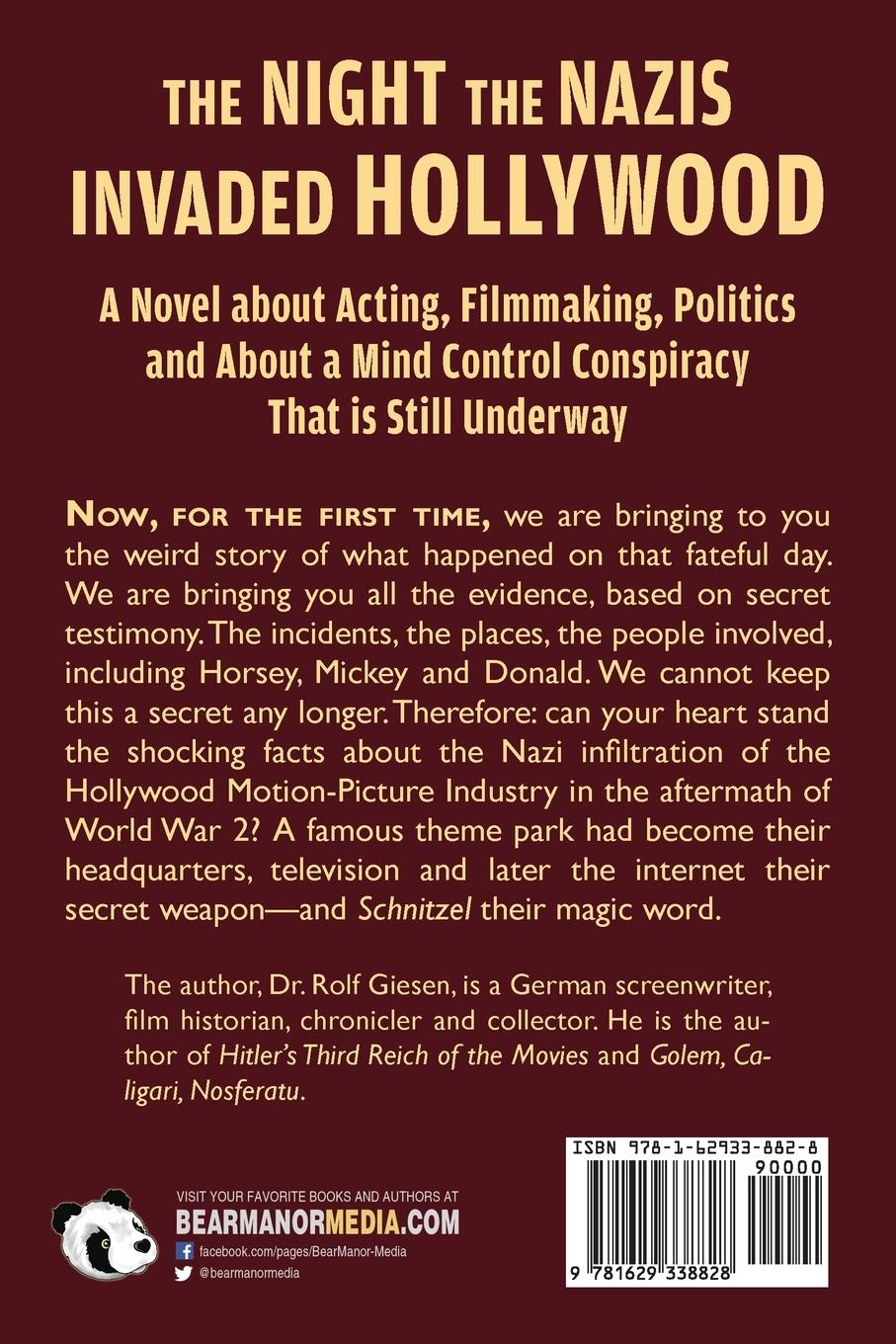 Rückseitencover The Night the Nazis Invaded Hollywood