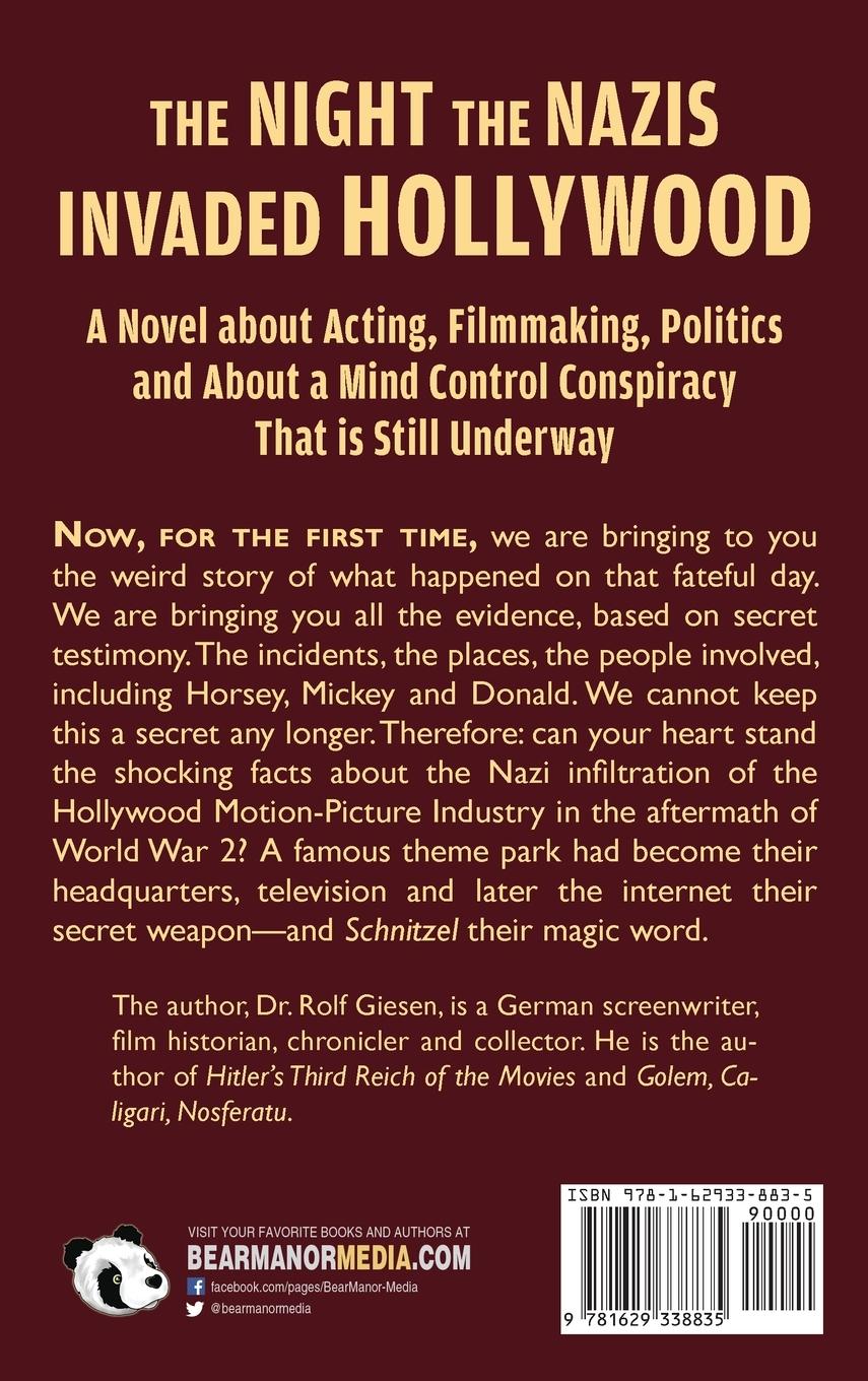 Rückseitencover The Night the Nazis Invaded Hollywood (hardback)