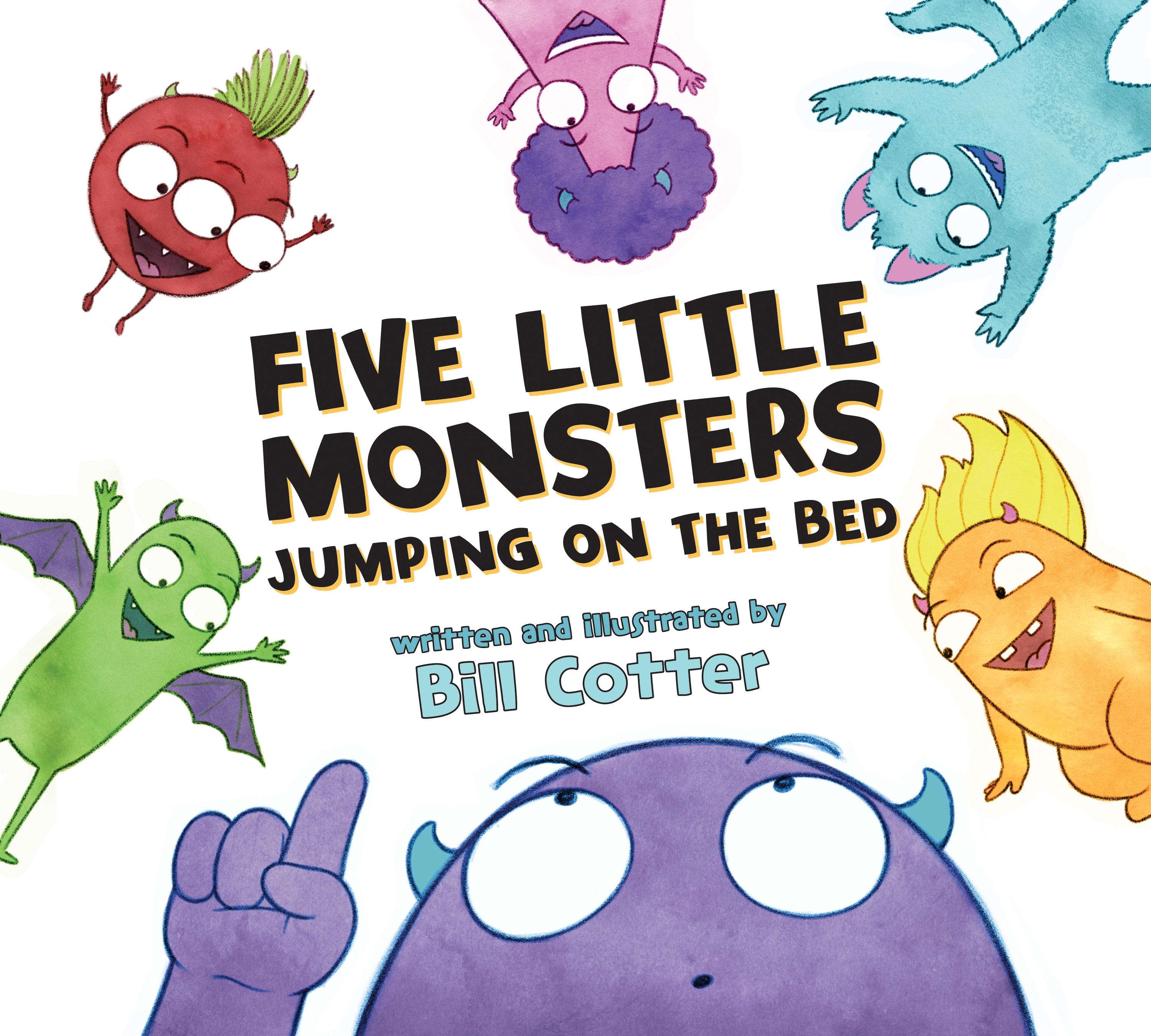 Vorderes Coverbild Five Little Monsters Jumping on the Bed