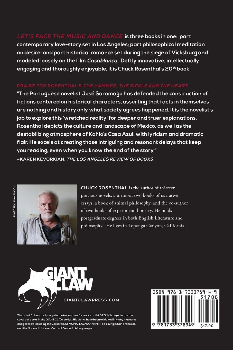 Rückseitencover Let's Face the Music and Dance