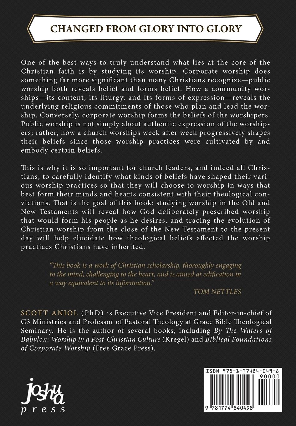 Rückseitencover Changed from Glory into Glory