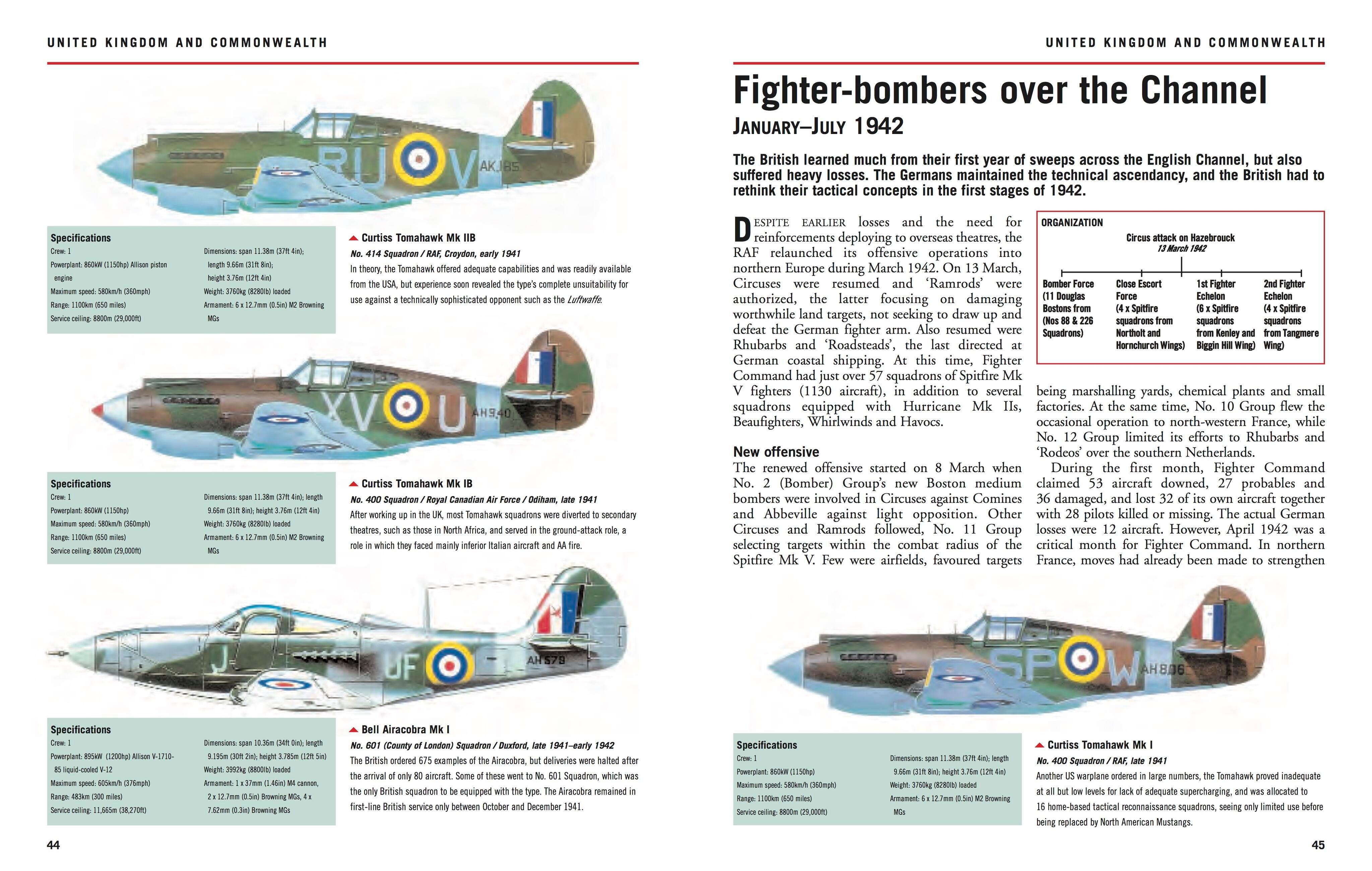 Beispielinhalt (Bild) Allied Fighter Aircraft 1939-45