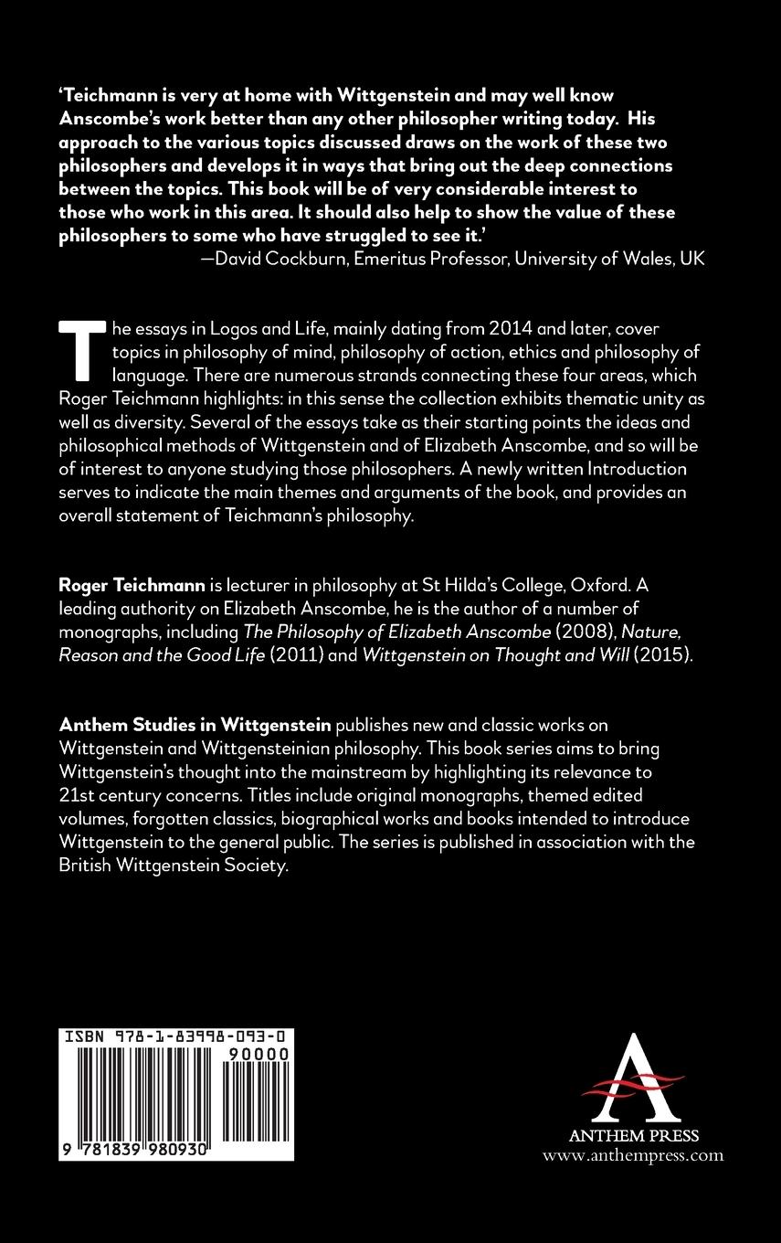 Rückseitencover Logos and Life