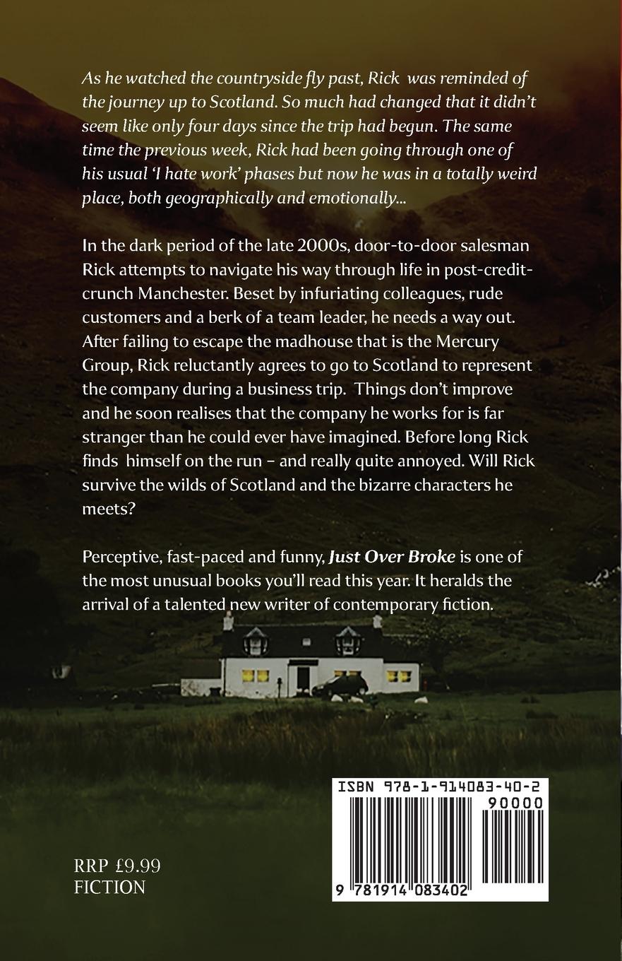 Rückseitencover Just over Broke