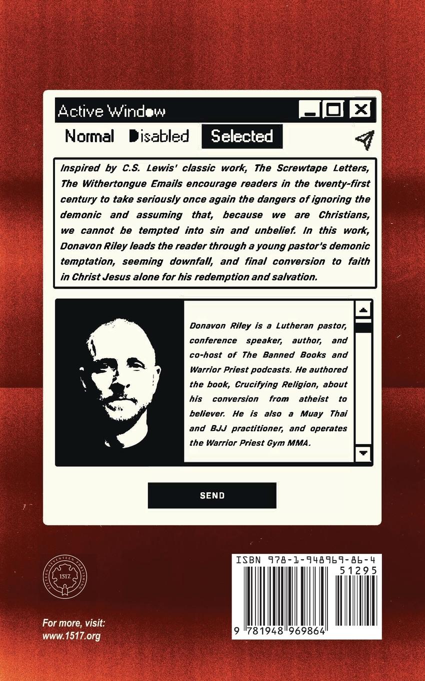 Rückseitencover The Withertongue Emails