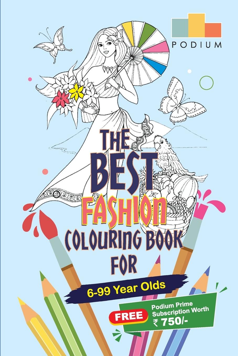Vorderes Coverbild The Best Fashion Colouring Book