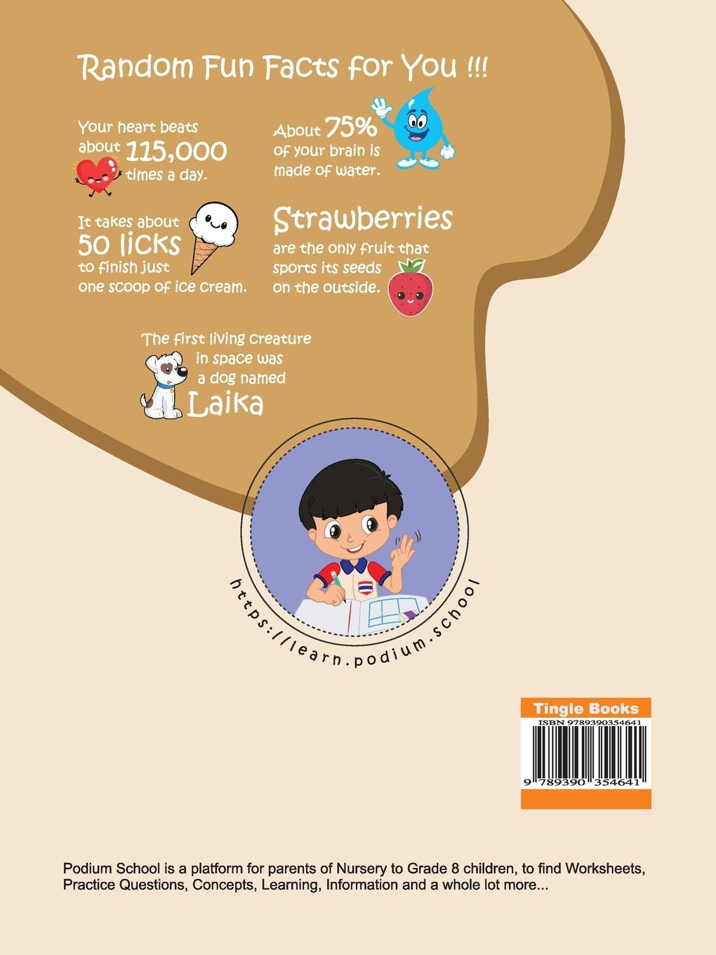 Rückseitencover The Best Math Workbook for Grade 3