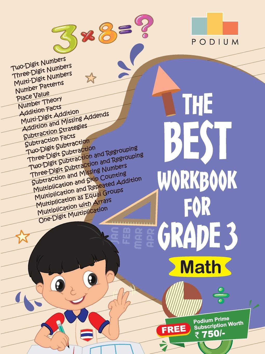 Vorderes Coverbild The Best Math Workbook for Grade 3
