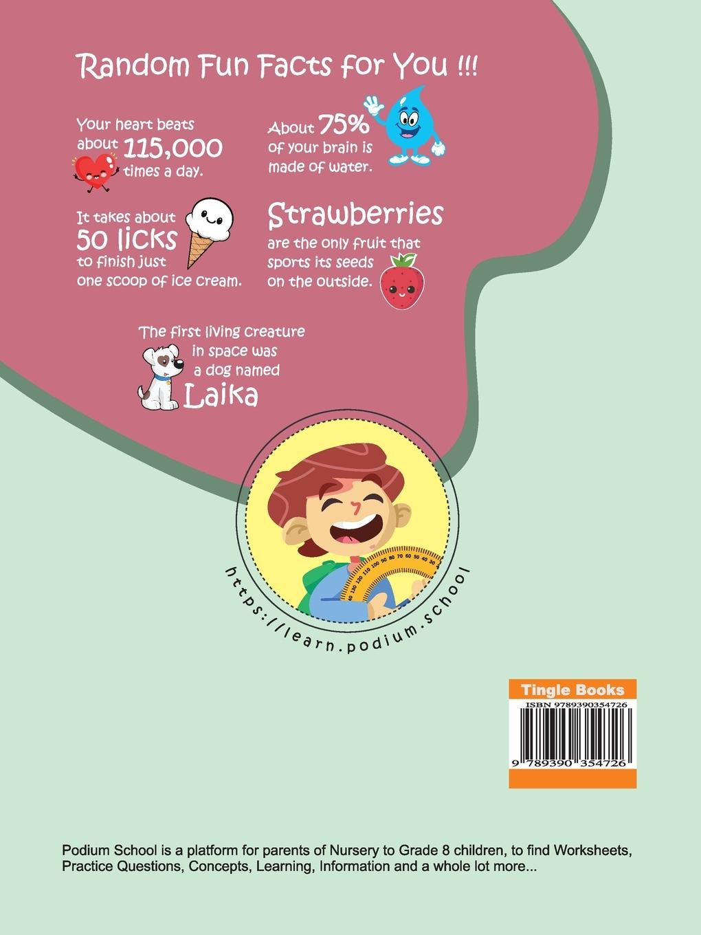 Rückseitencover The Best Math Workbook for Grade 4