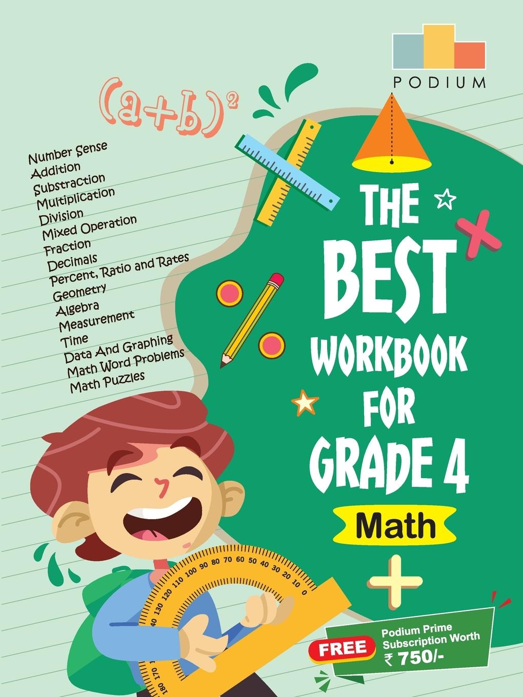 Vorderes Coverbild The Best Math Workbook for Grade 4