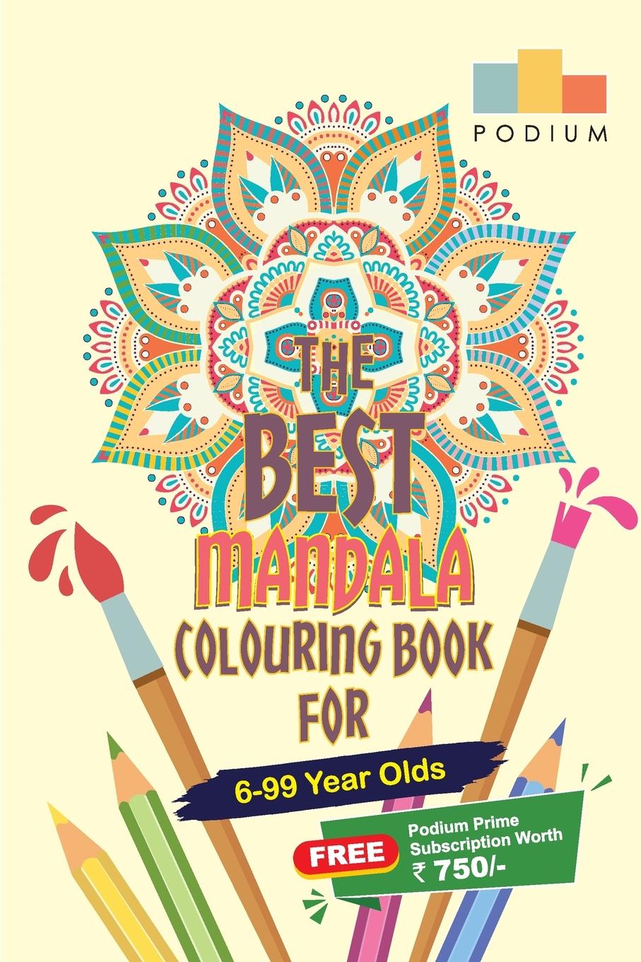 Vorderes Coverbild The Best Mandala Colouring Book