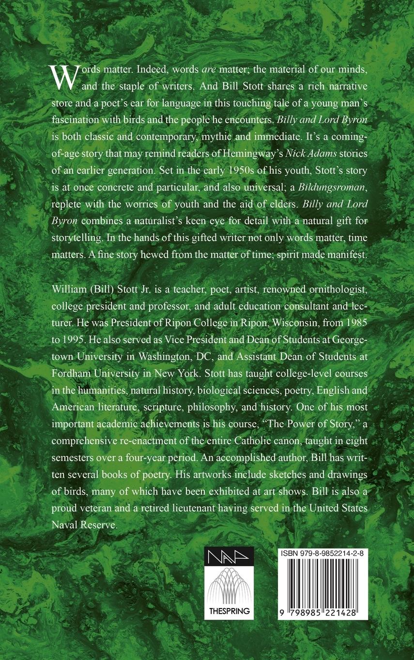 Rückseitencover BILLY AND LORD BYRON, or, A MATTER OF TIME