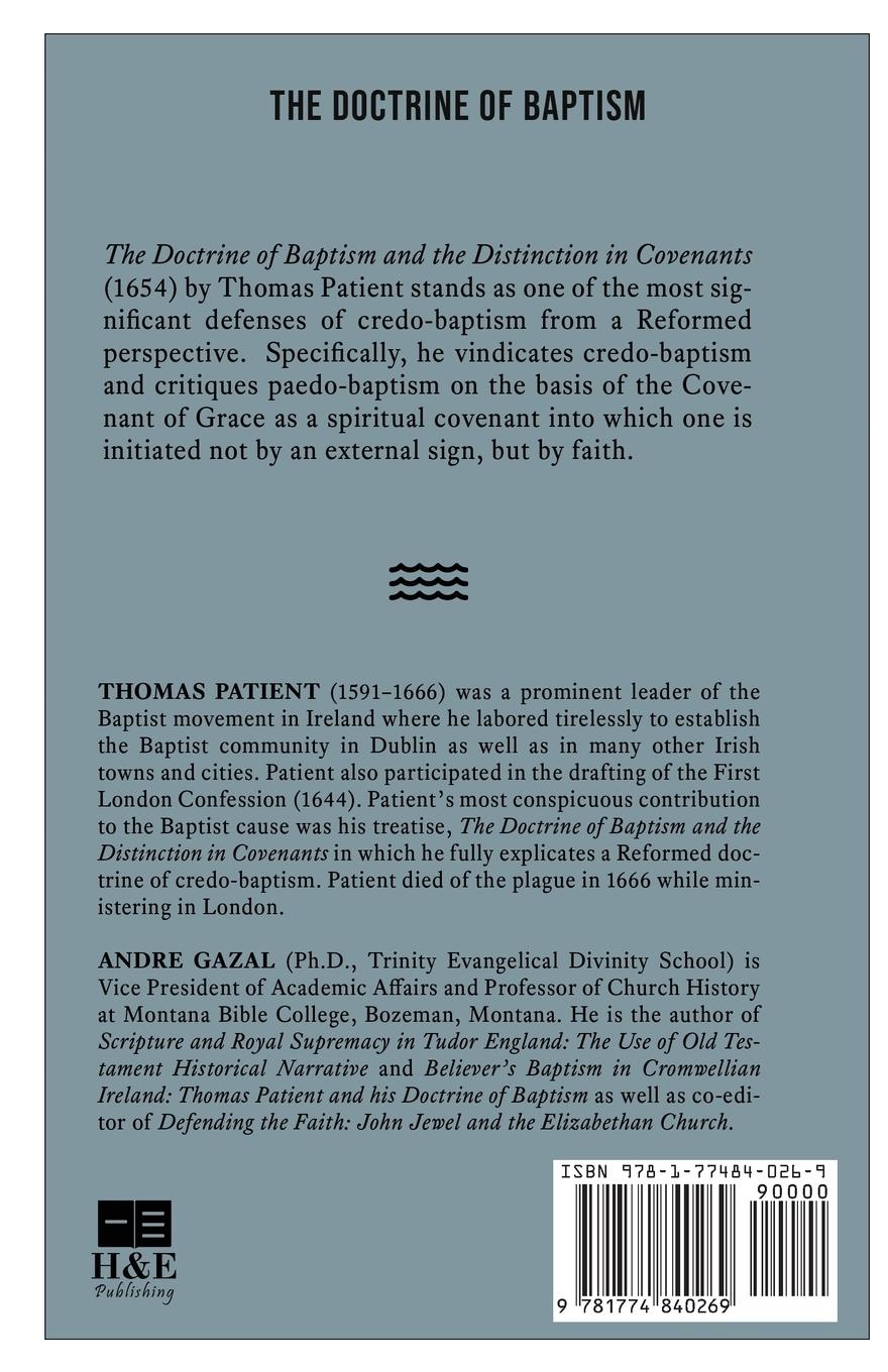 Rückseitencover The Doctrine of Baptism
