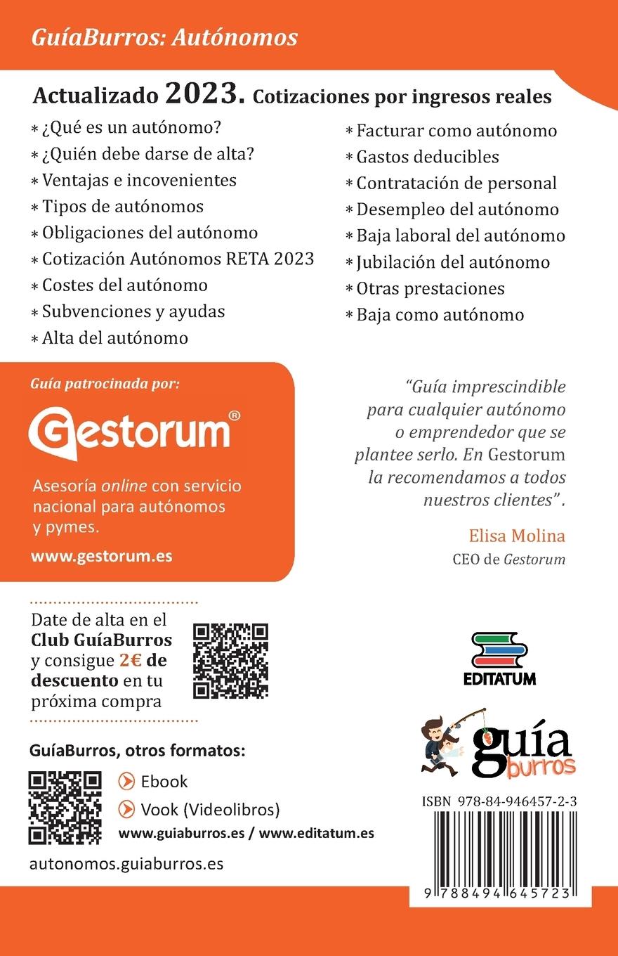 Rückseitencover GuíaBurros Autónomos