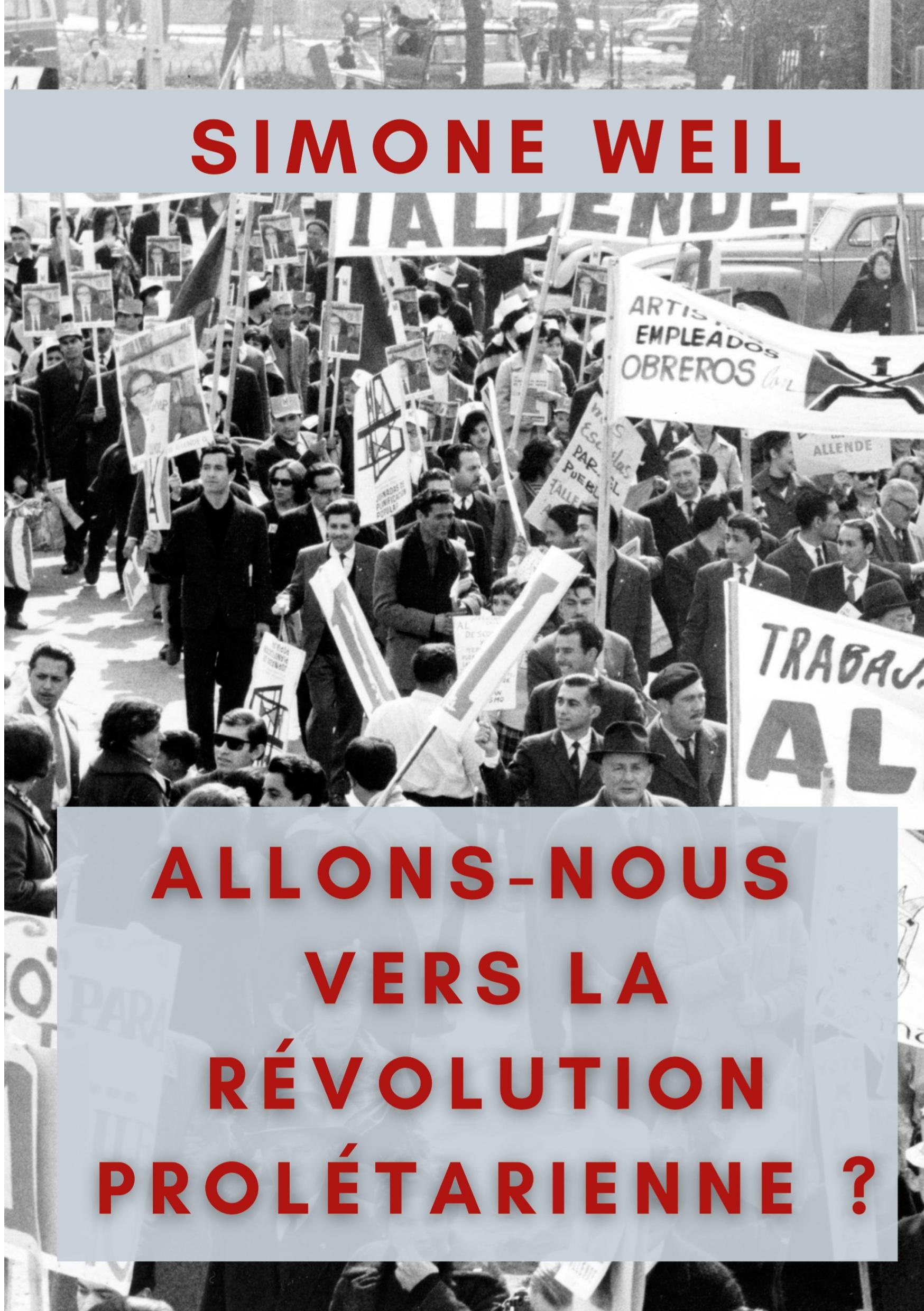 Vorderes Coverbild Allons-nous vers la Révolution Prolétarienne ?