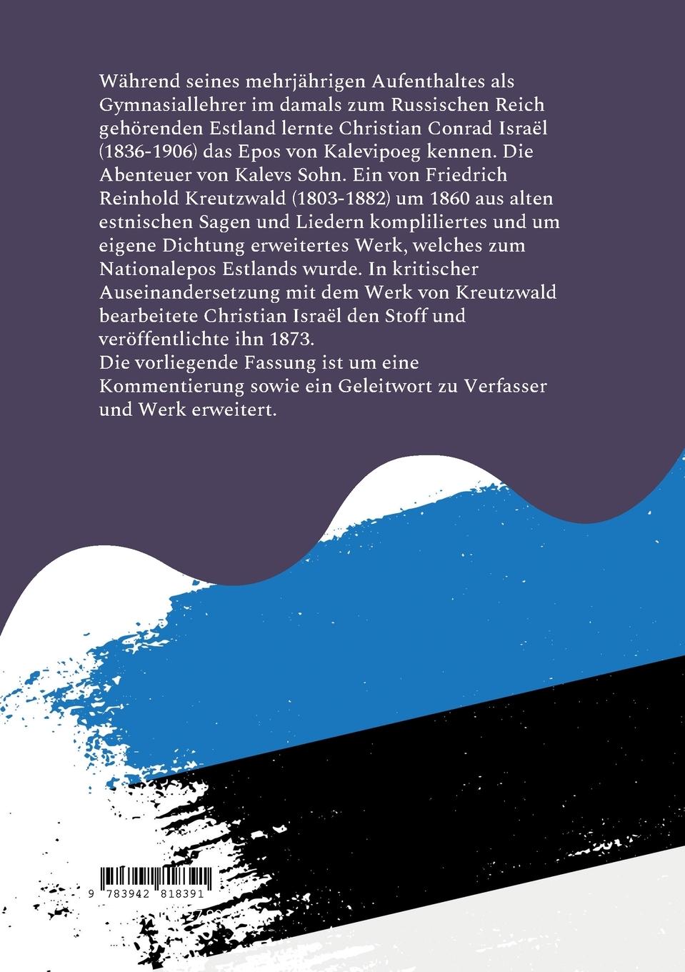 Rückseitencover Kalewipoeg oder die Abenteuer des Kalewiden