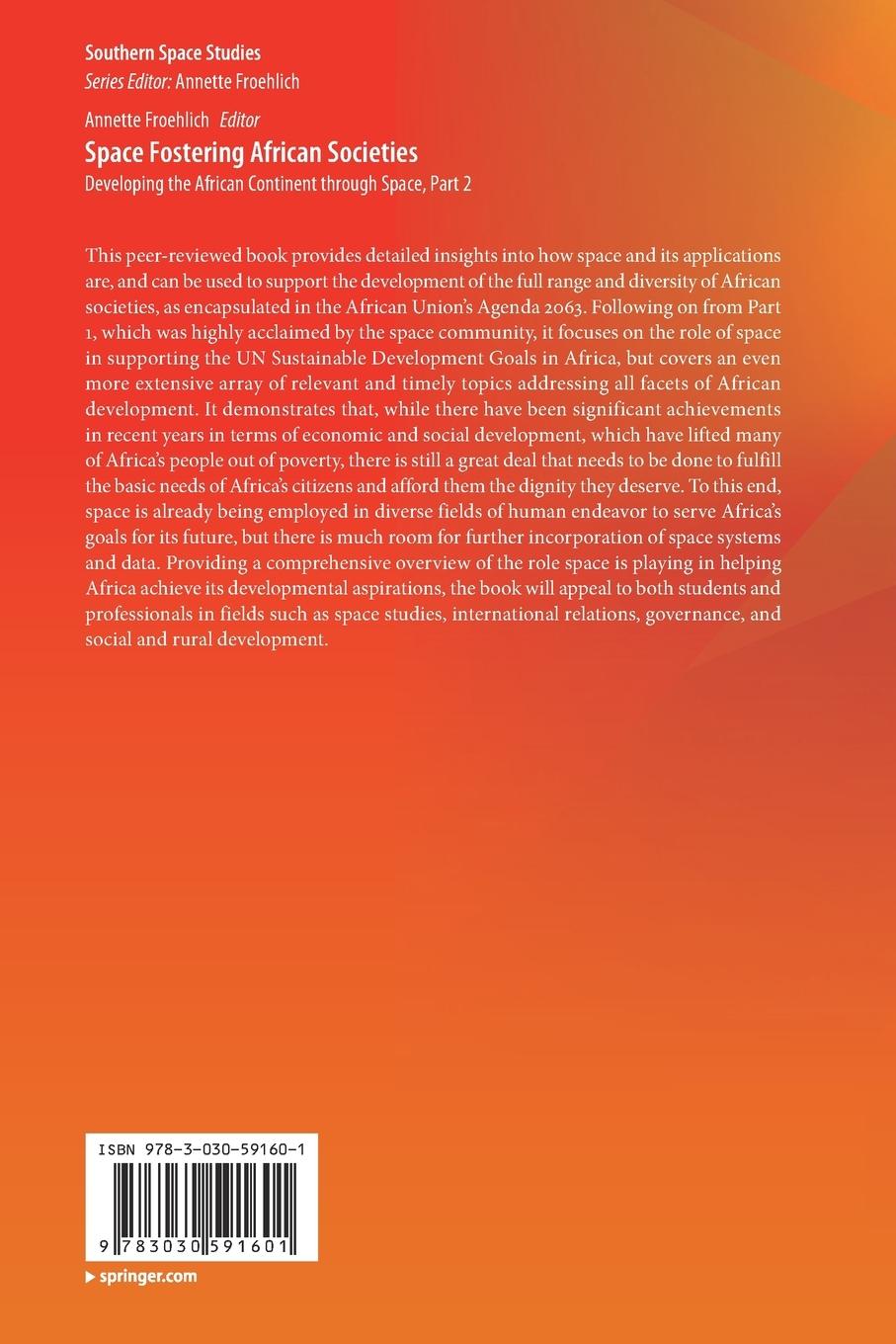 Rückseitencover Space Fostering African Societies