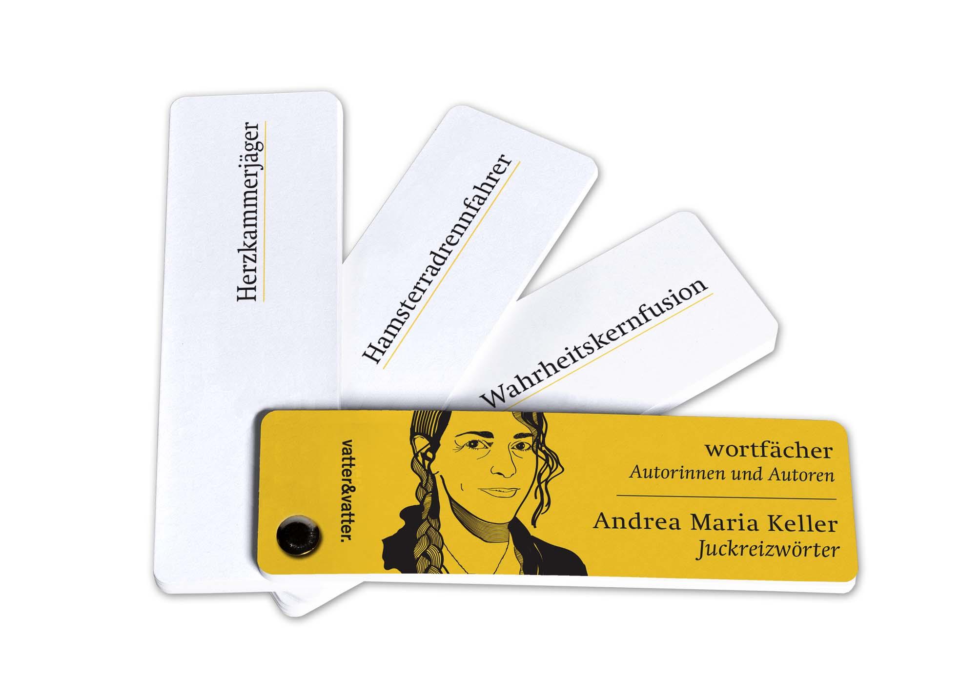 Vorderes Coverbild Wortfächer Andrea Maria Keller