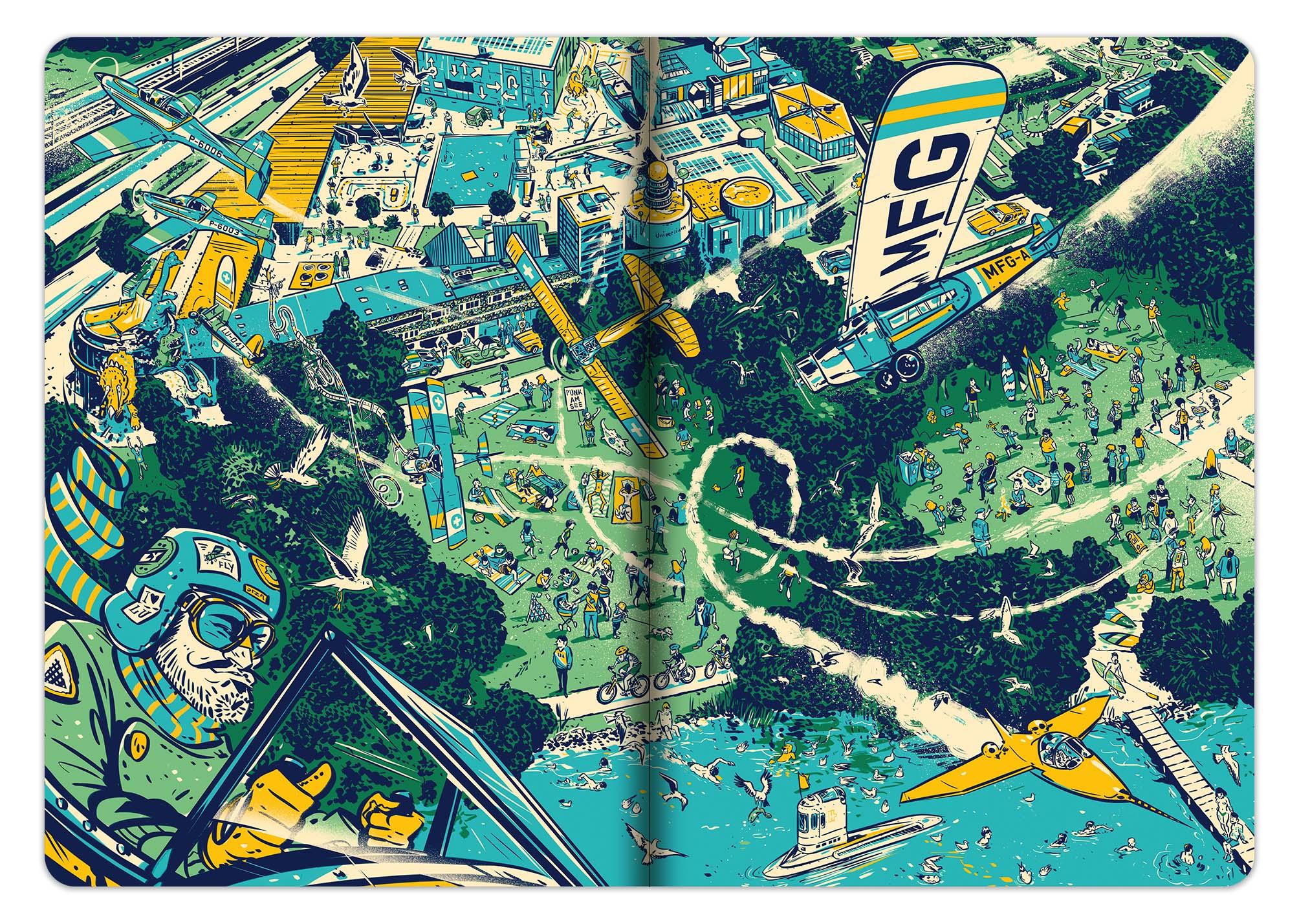 Beispielinhalt (Bild) Das Luzern Wimmelbuch