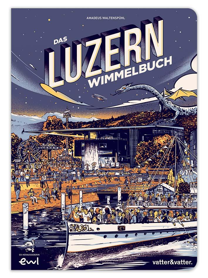 Vorderes Coverbild Das Luzern Wimmelbuch