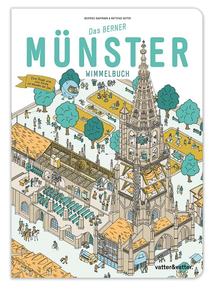 Vorderes Coverbild Das Berner Münster Wimmelbuch