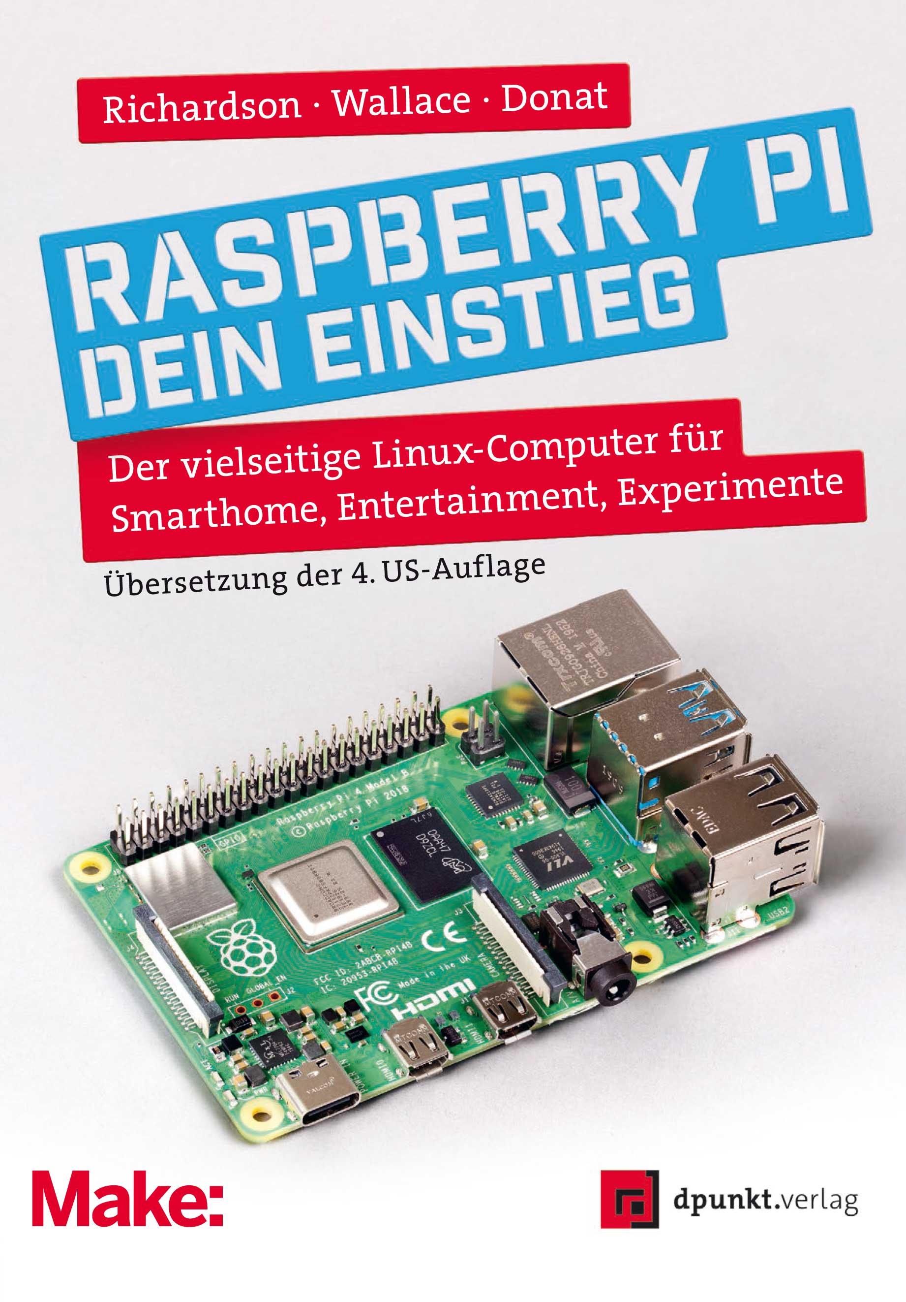Vorderes Coverbild Raspberry Pi - dein Einstieg