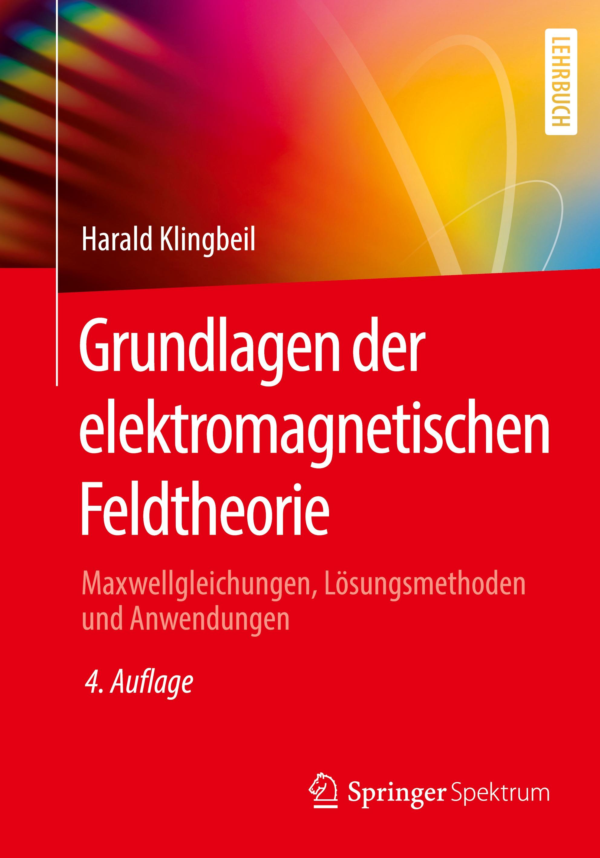 Vorderes Coverbild Grundlagen der elektromagnetischen Feldtheorie