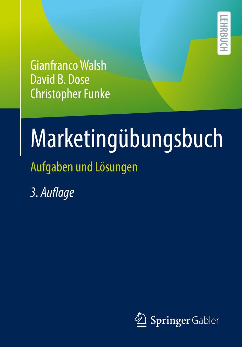 Vorderes Coverbild Marketingübungsbuch