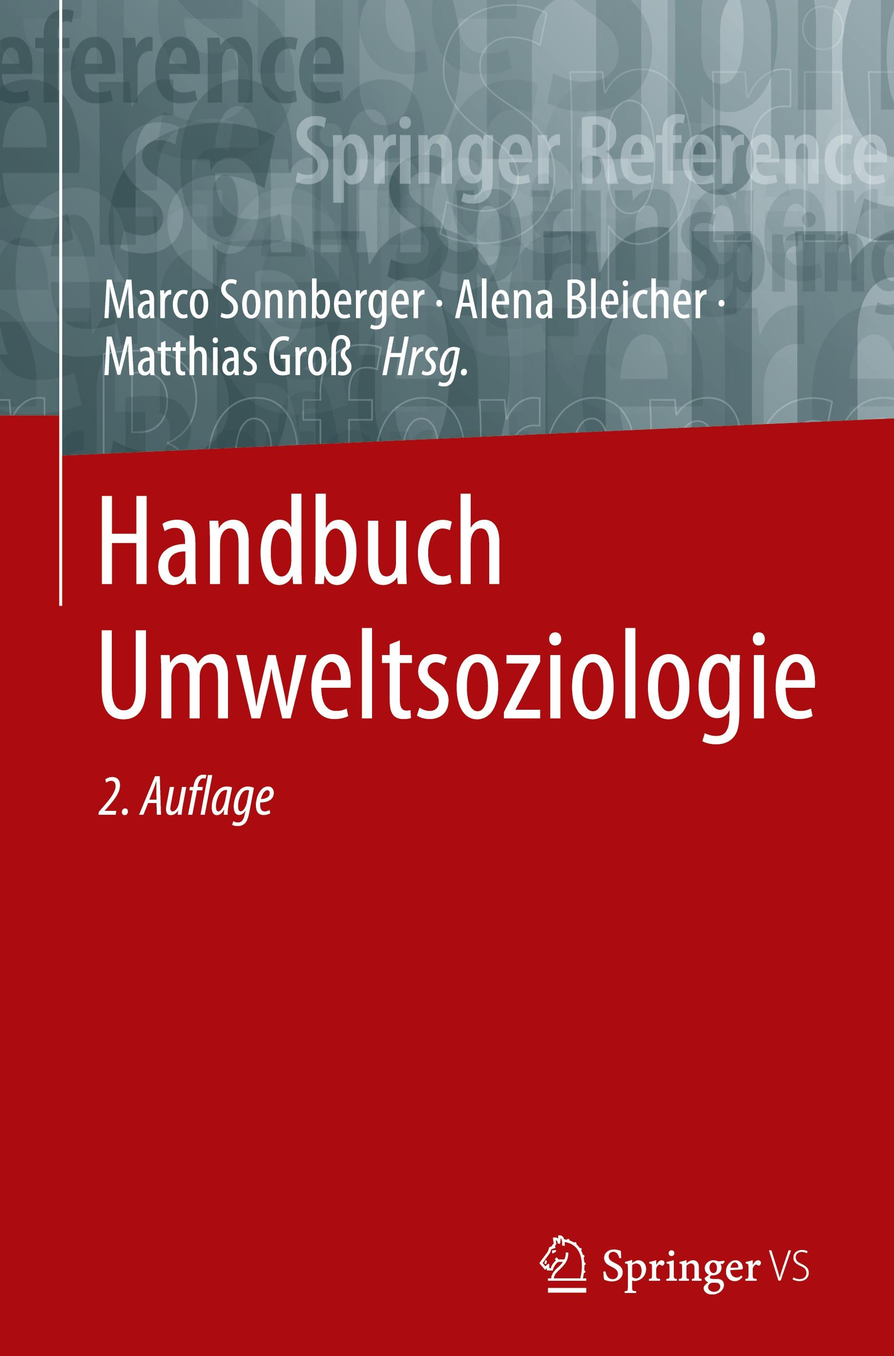 Vorderes Coverbild Handbuch Umweltsoziologie