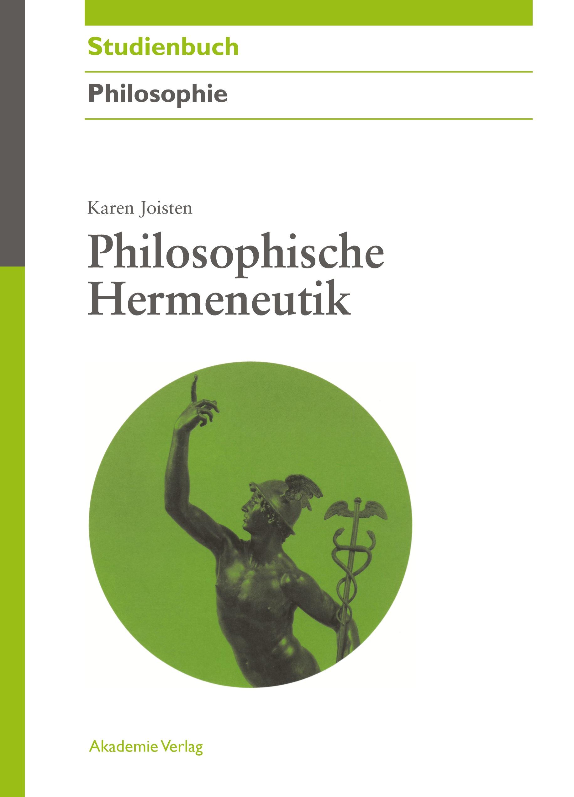 Vorderes Coverbild Philosophische Hermeneutik