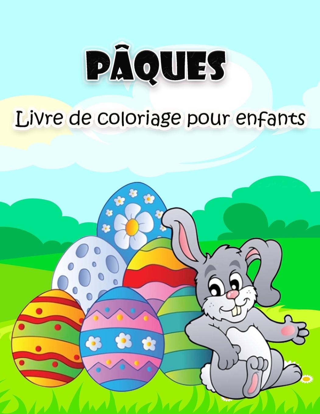 Vorderes Coverbild Livre de coloriage de Pâques pour les enfants