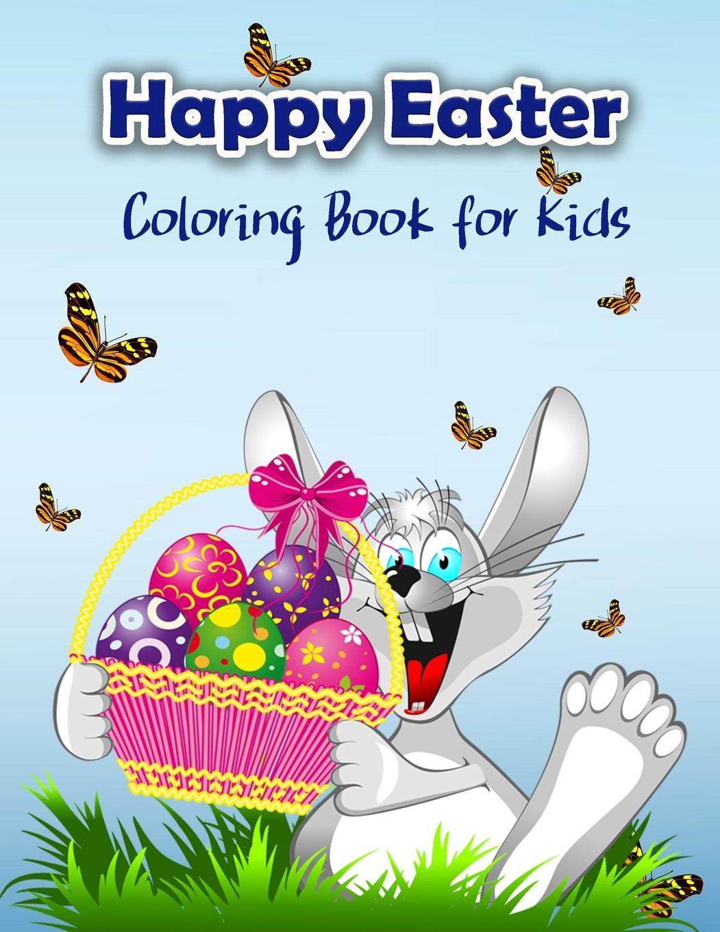 Vorderes Coverbild Happy Easter Coloring Book for Kids