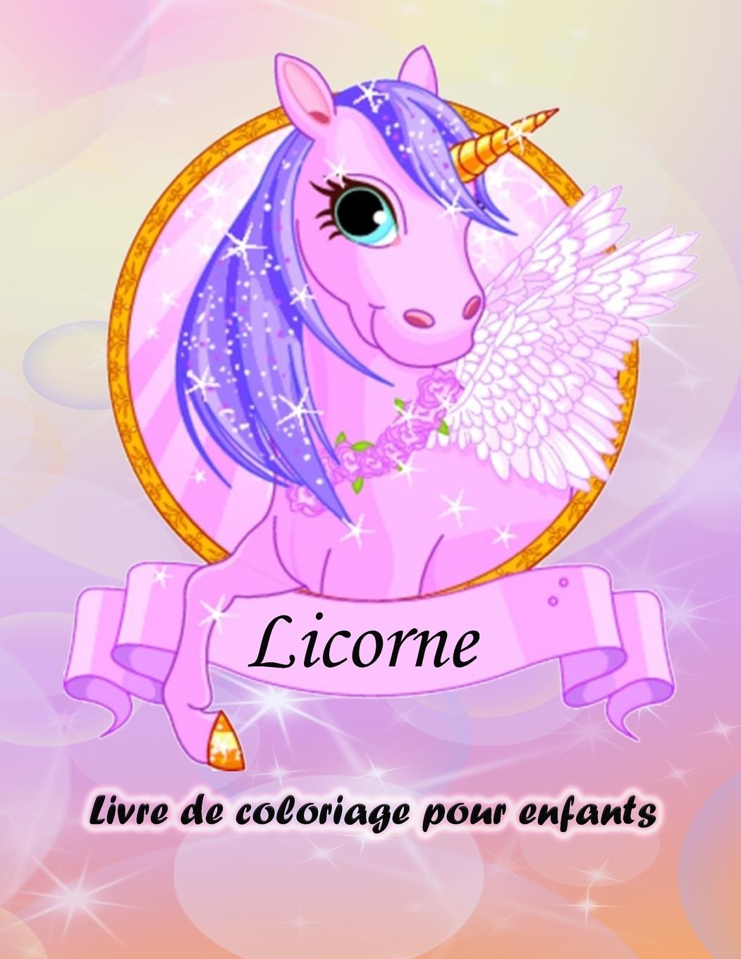 Vorderes Coverbild Livre de coloriage de licornes pour les enfants