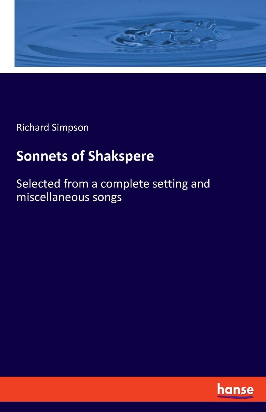 Vorderes Coverbild Sonnets of Shakspere