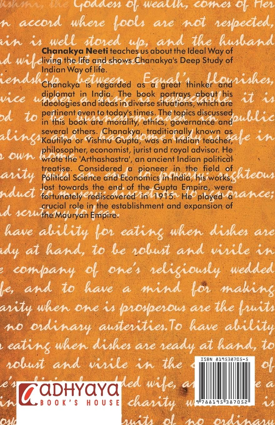 Rückseitencover Chanakya Neeti