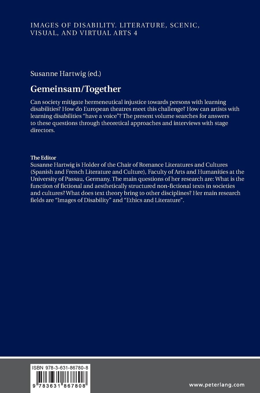 Rückseitencover Gemeinsam/Together