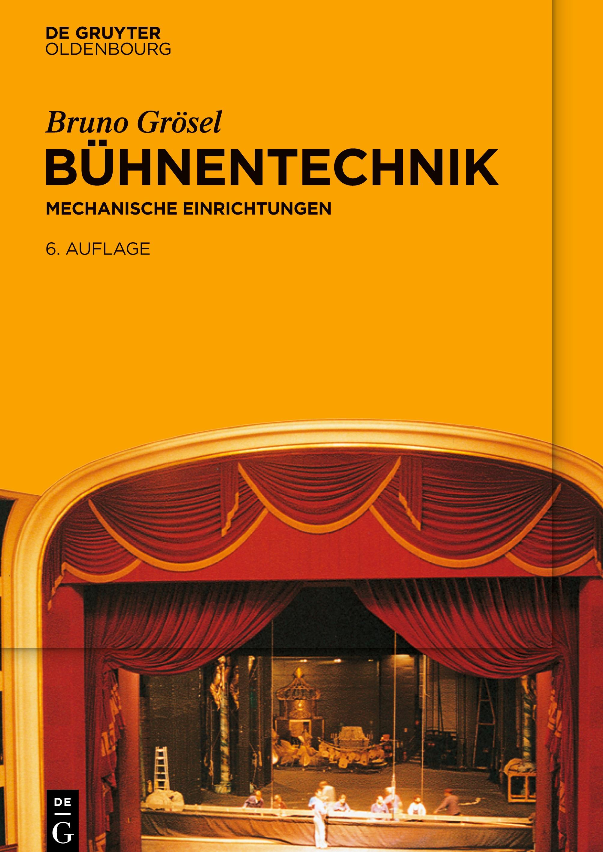 Vorderes Coverbild Bühnentechnik