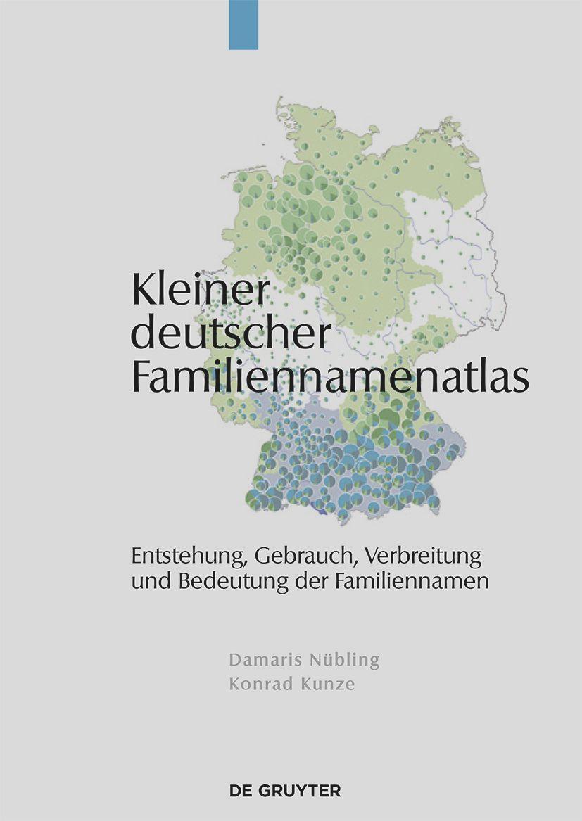 Vorderes Coverbild Kleiner deutscher Familiennamenatlas