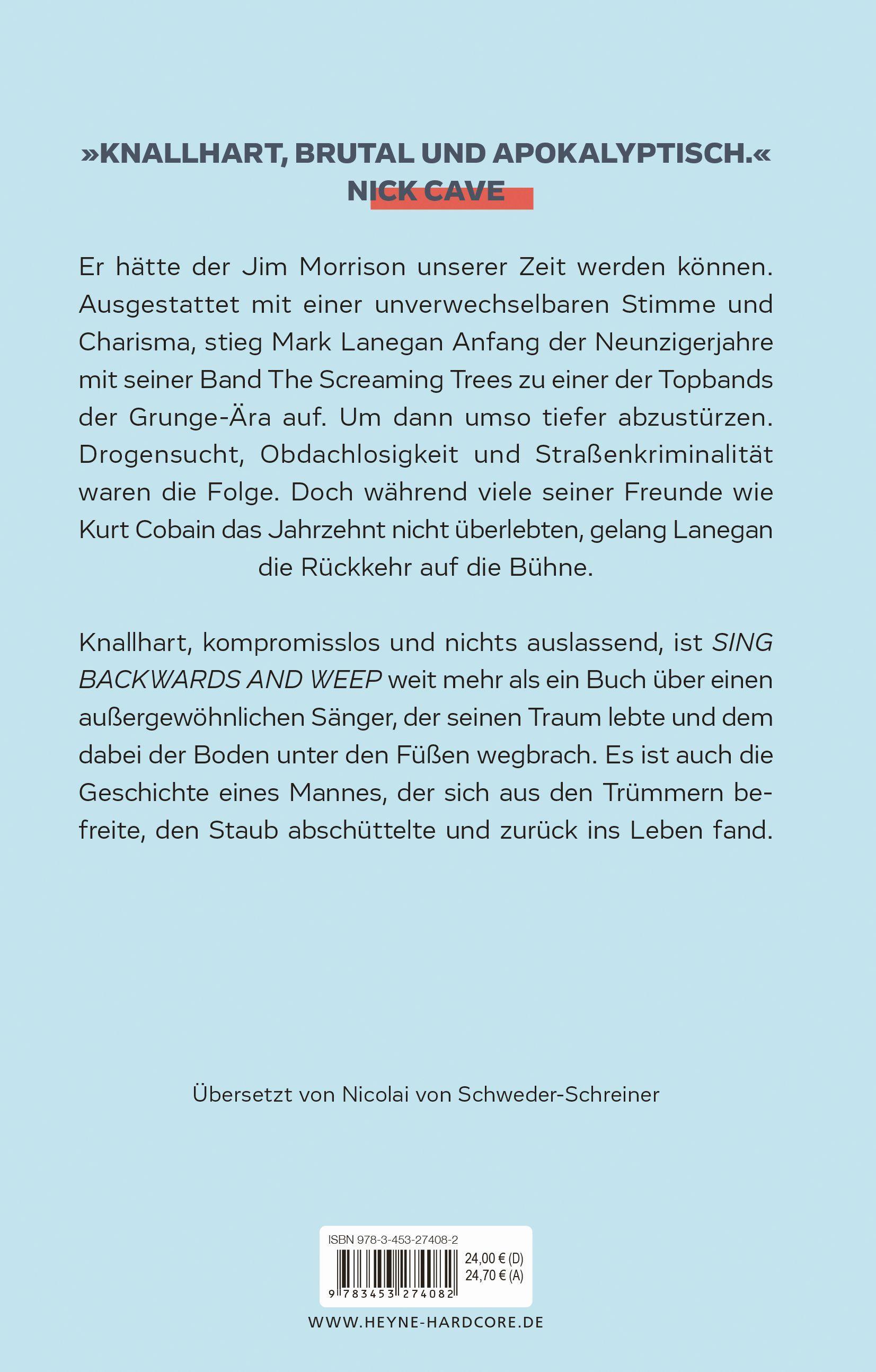 Beispielinhalt (Bild) Sing backwards and weep