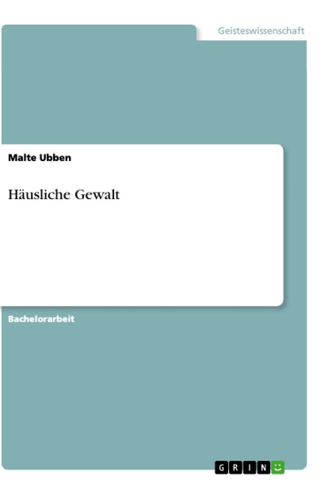Vorderes Coverbild Häusliche Gewalt
