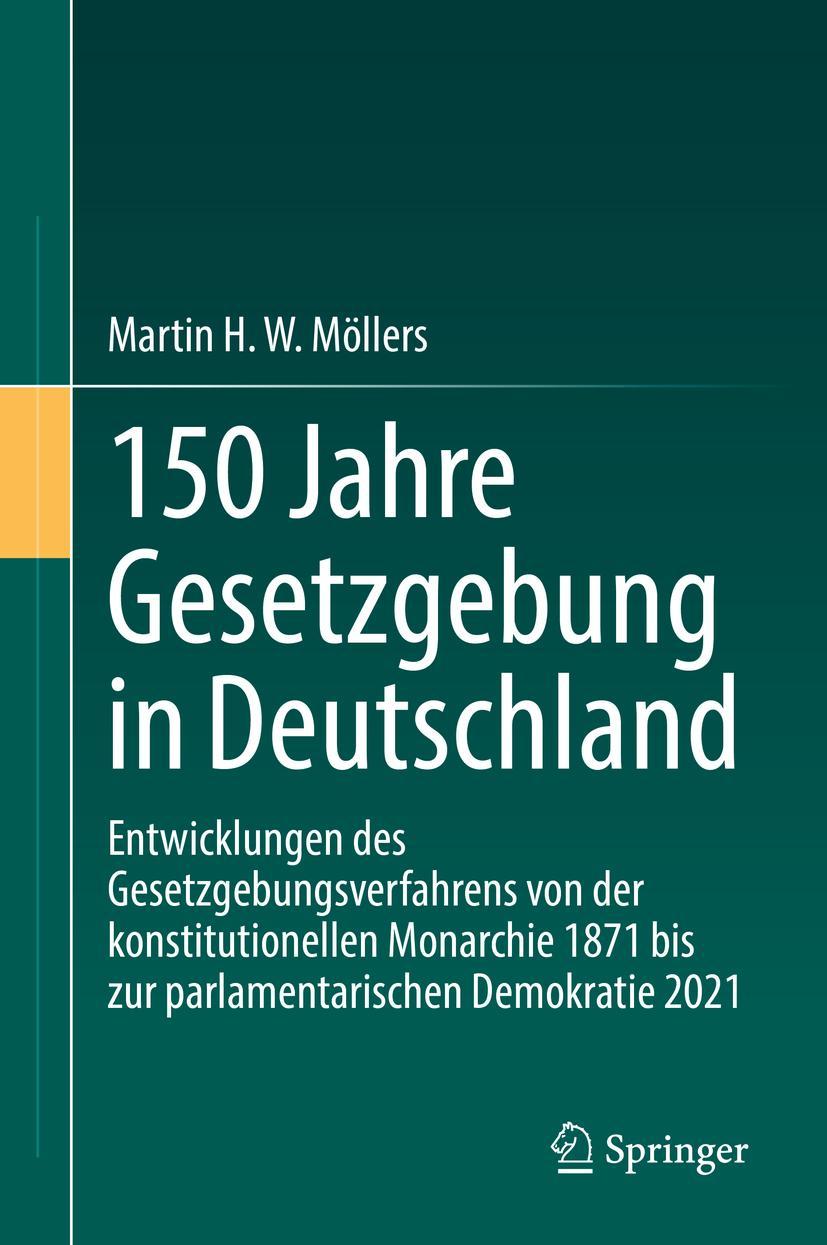 Vorderes Coverbild 150 Jahre Gesetzgebung in Deutschland