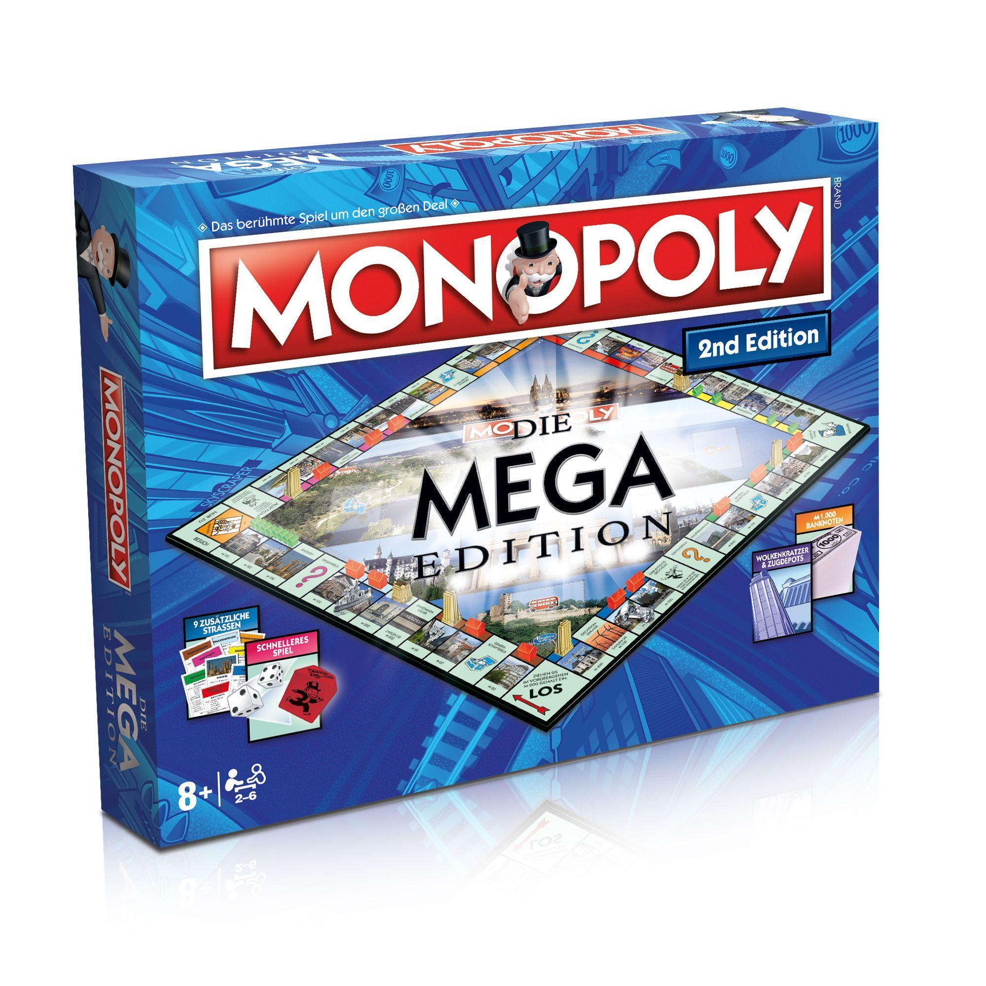 Vorderes Coverbild Monopoly Mega 2nd Edition