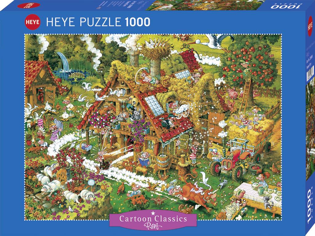 Vorderes Coverbild Funny Farm Puzzle 1000 Teile
