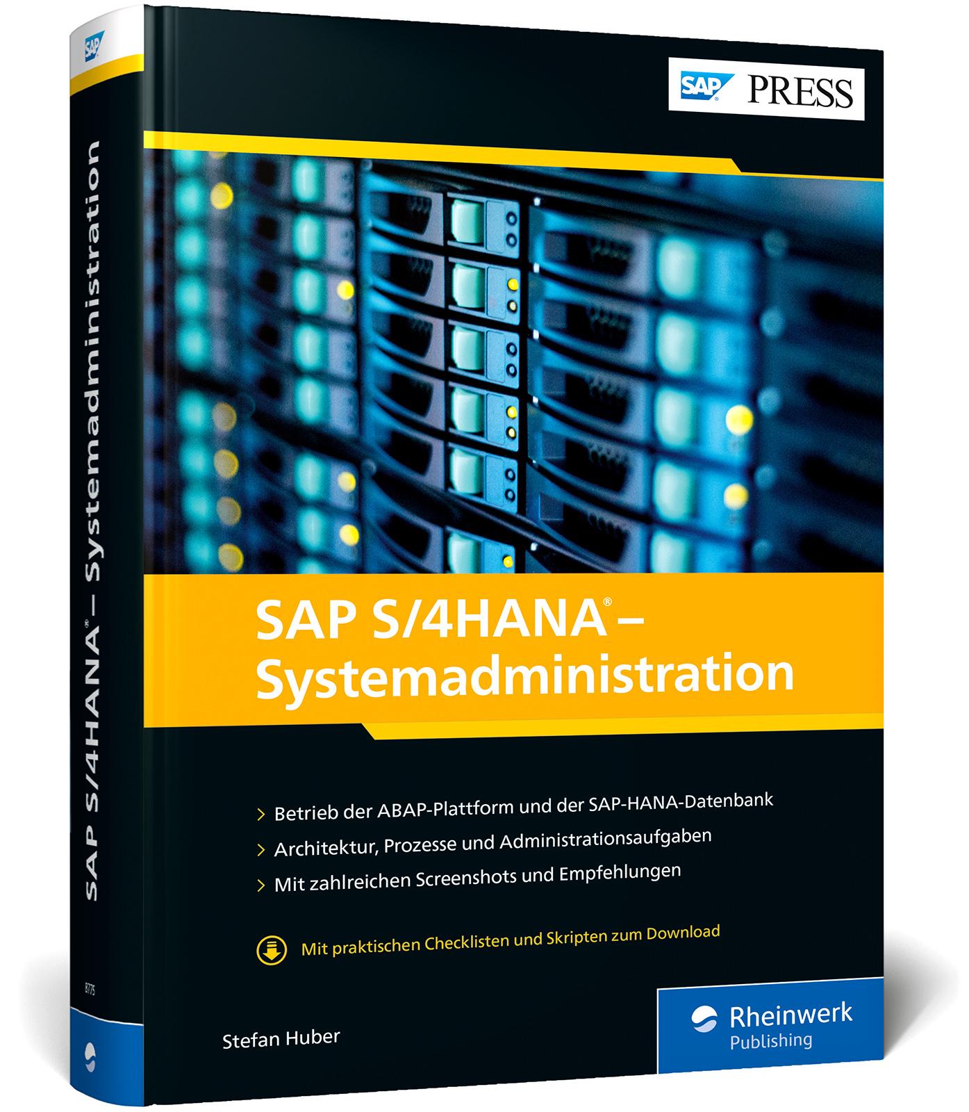Vorderes Coverbild SAP S/4HANA - Systemadministration