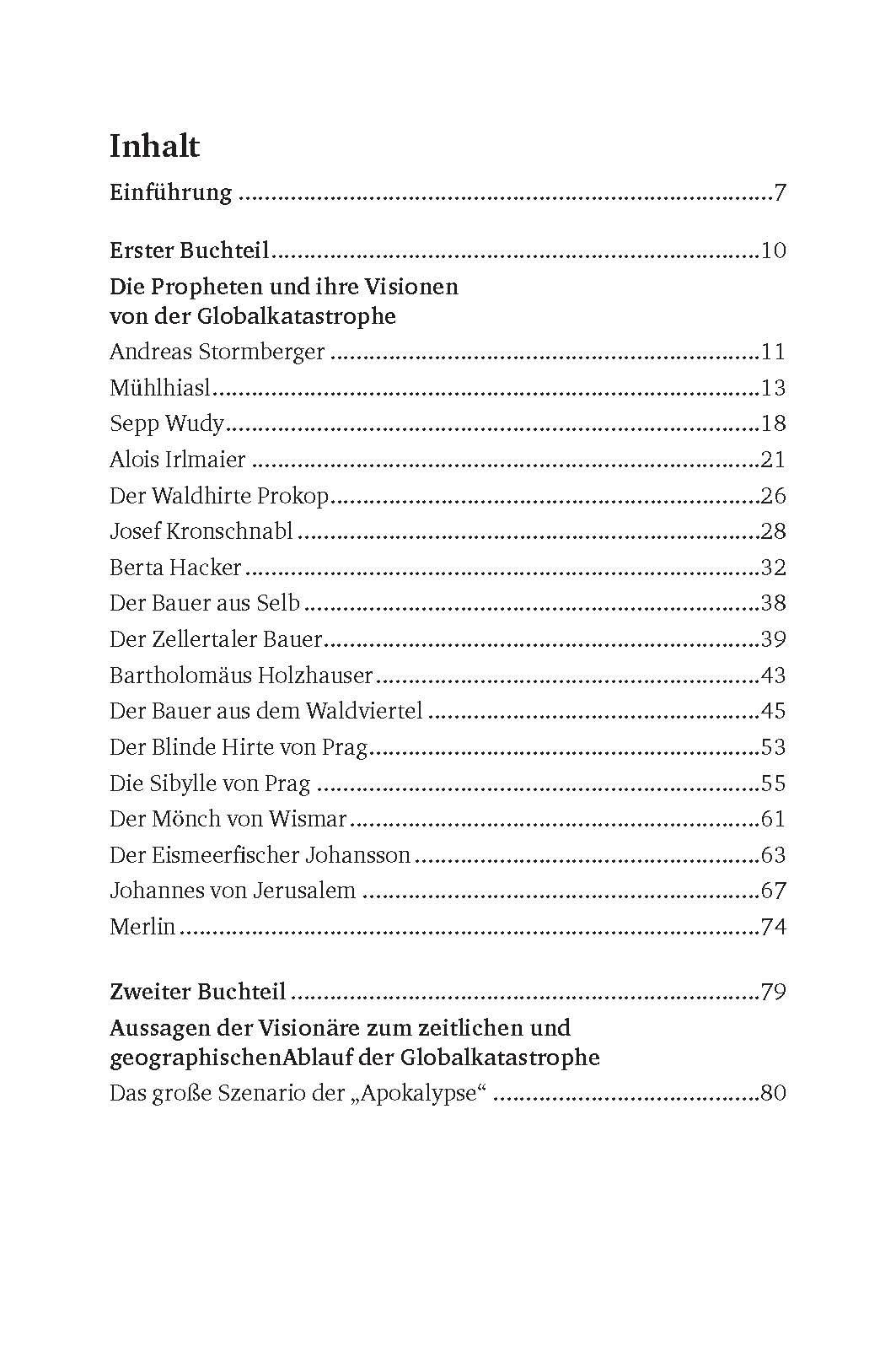 Beispielinhalt (Bild) Prophezeiungen zum Dritten Weltkrieg