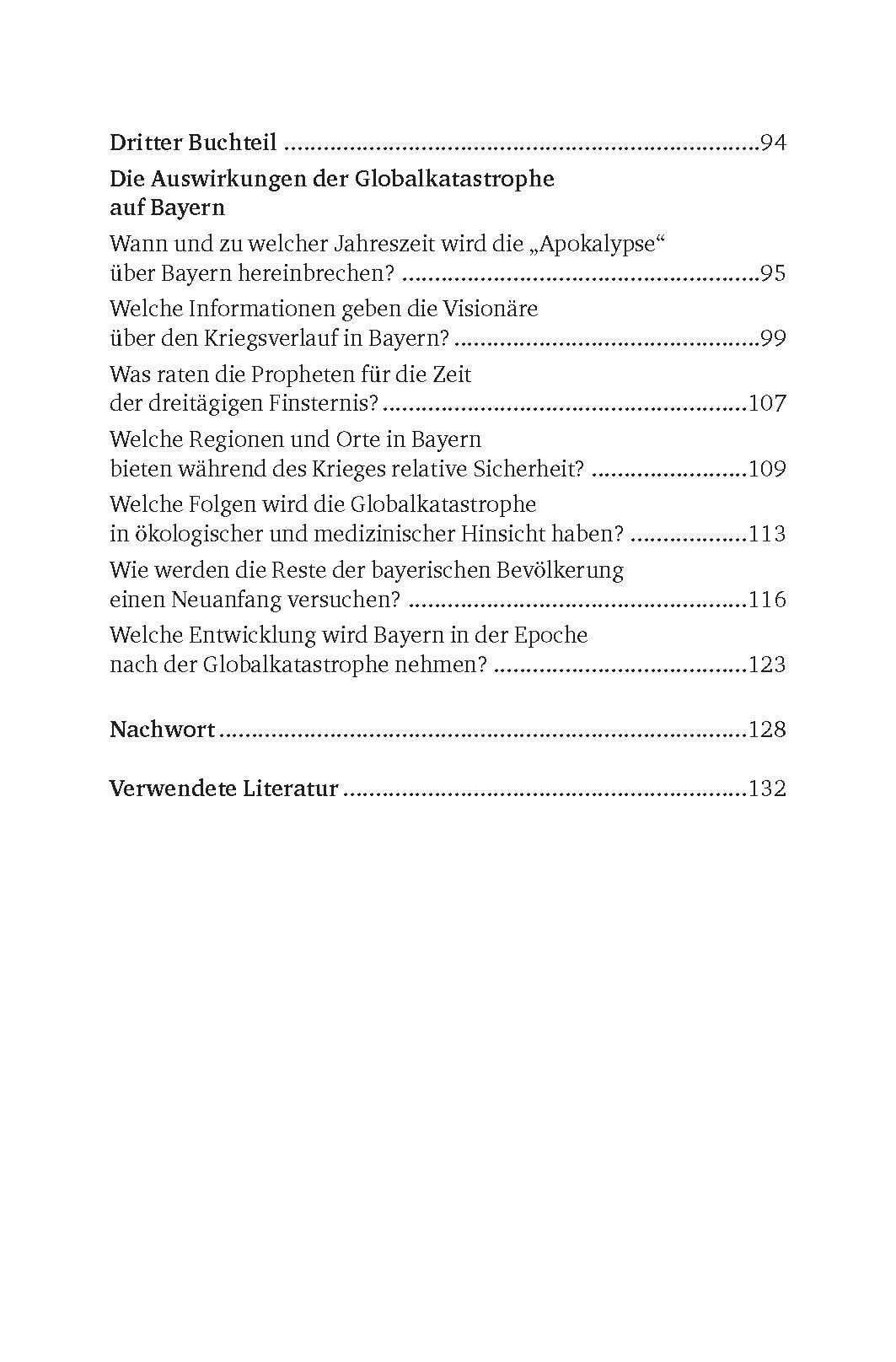 Beispielinhalt (Bild) Prophezeiungen zum Dritten Weltkrieg