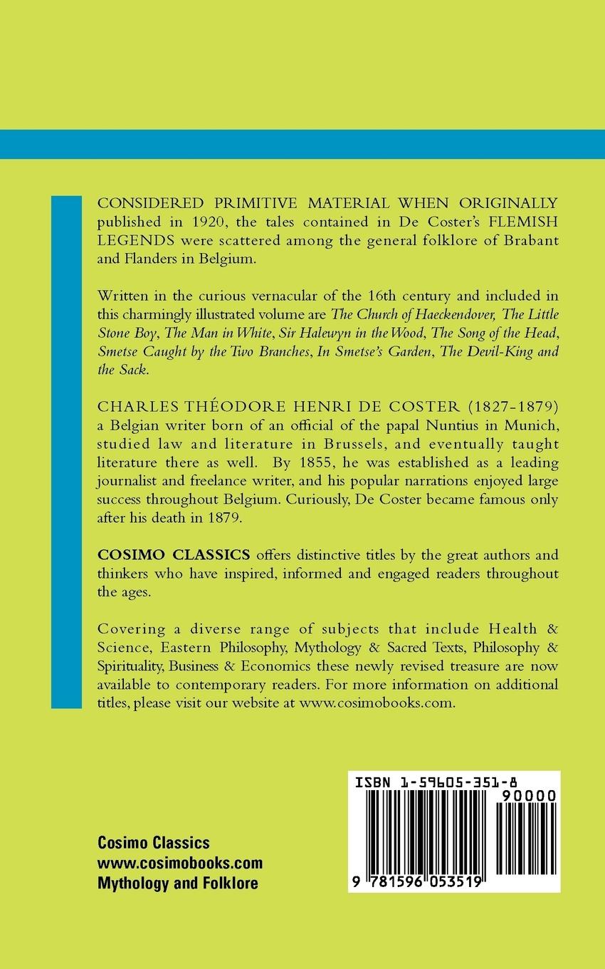Rückseitencover Flemish Legends