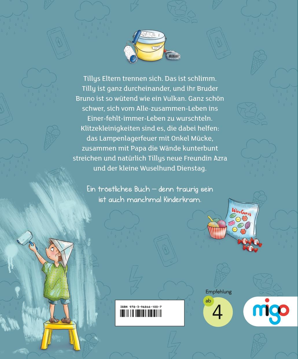 Rückseitencover Tillys Kinderkram. Tilly hat jetzt zwei Zimmer